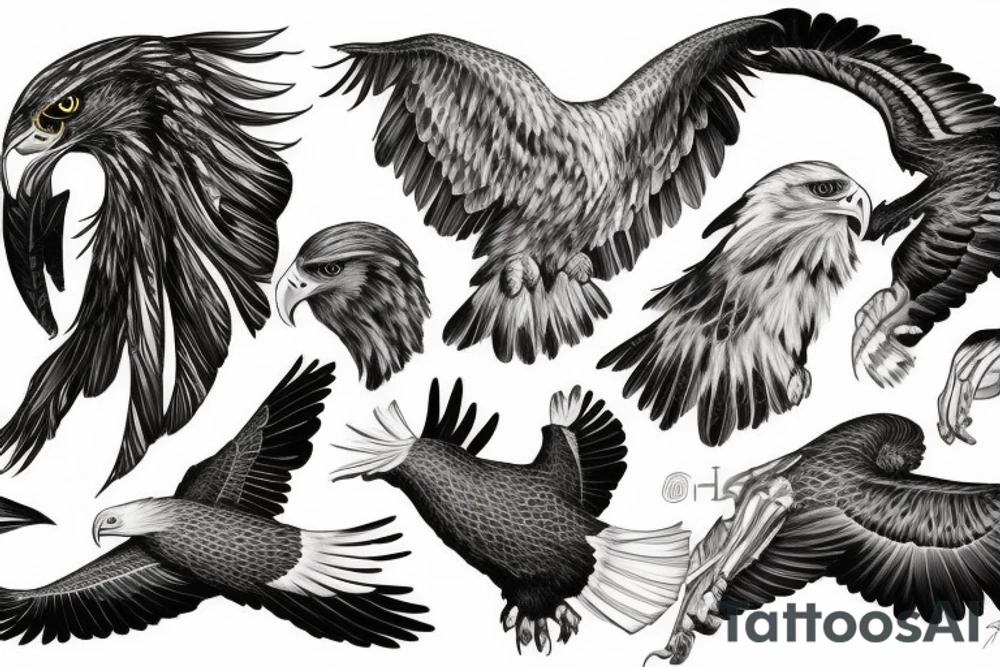 haast eagle tattoo idea