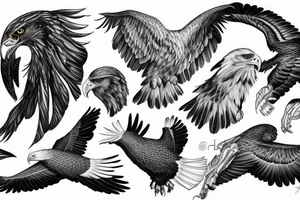 haast eagle tattoo idea