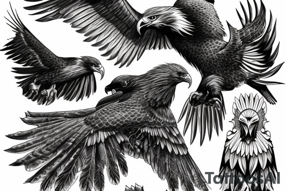 haast eagle tattoo idea