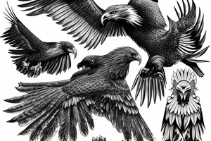 haast eagle tattoo idea