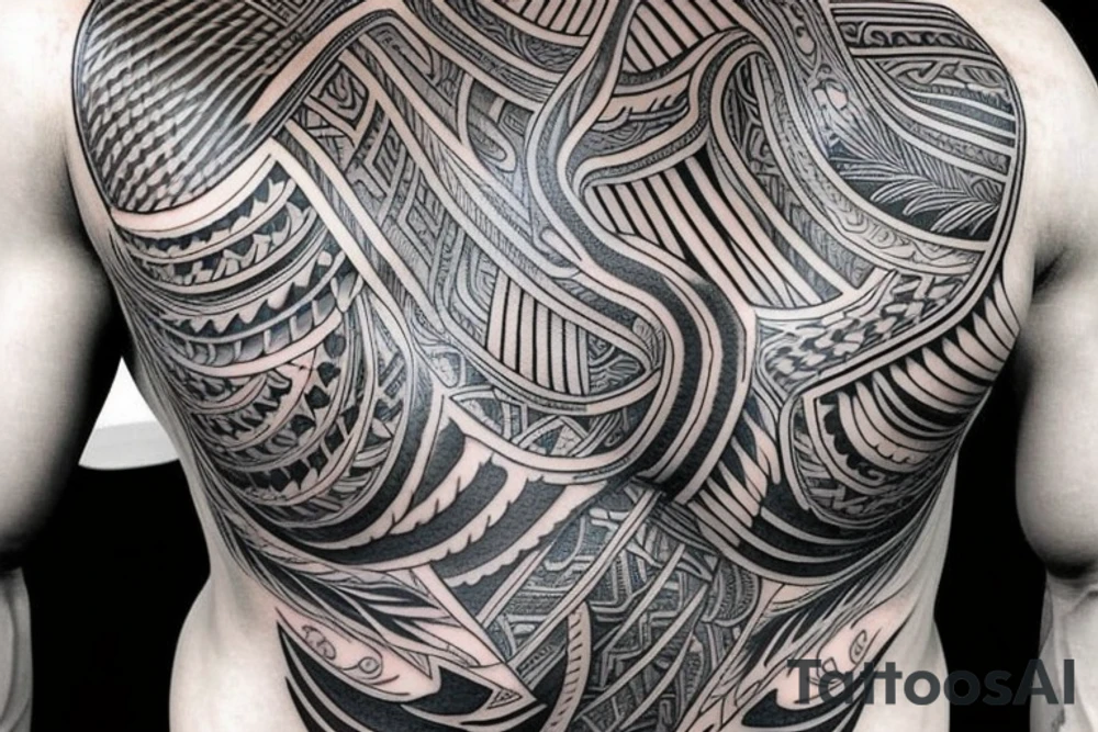 haast eagle maori tattoo chest tattoo idea