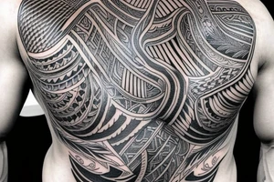 haast eagle maori tattoo chest tattoo idea