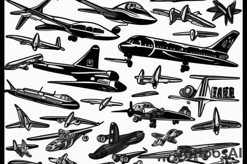 Aircraft tattoo idea