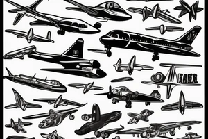 Aircraft tattoo idea