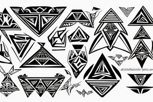 Aztec Tri-Force tattoo idea