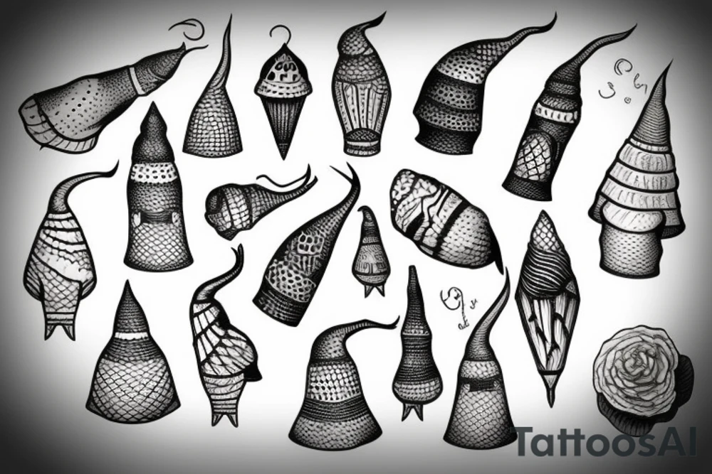 Cone snail tattoo idea