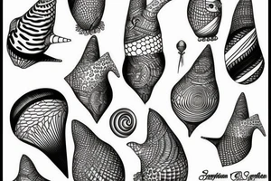 Cone snail tattoo idea