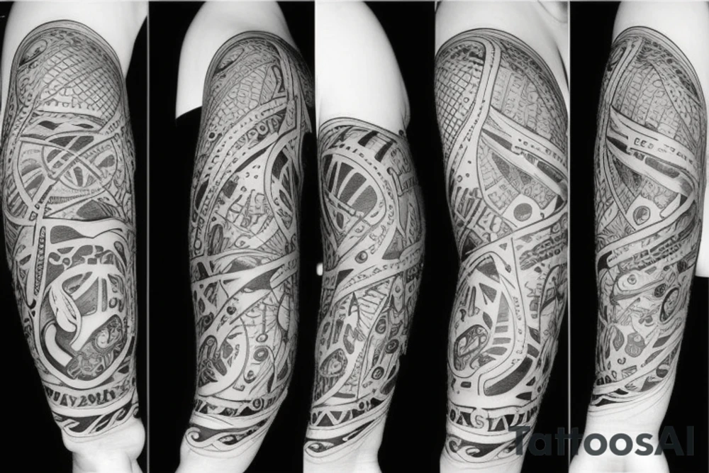 Tato on a brest tattoo idea