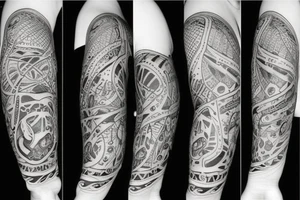 Tato on a brest tattoo idea