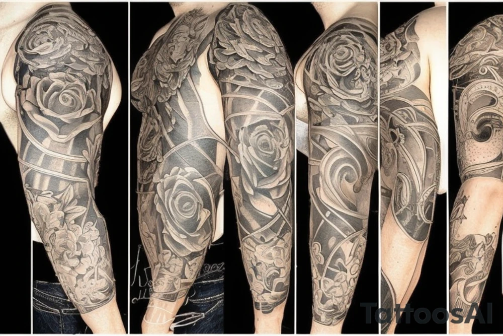 Tato on a brest tattoo idea