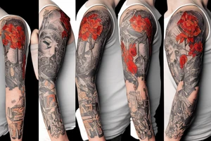 Tato on a brest tattoo idea