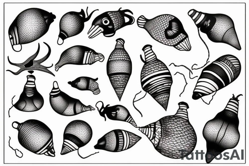 Cone snail tattoo idea
