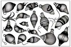 Cone snail tattoo idea