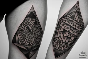 Landscape from Thailand in a triangle tattoo idea