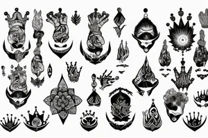 Crown Chakra tattoo idea