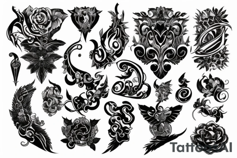 Back tattoo idea