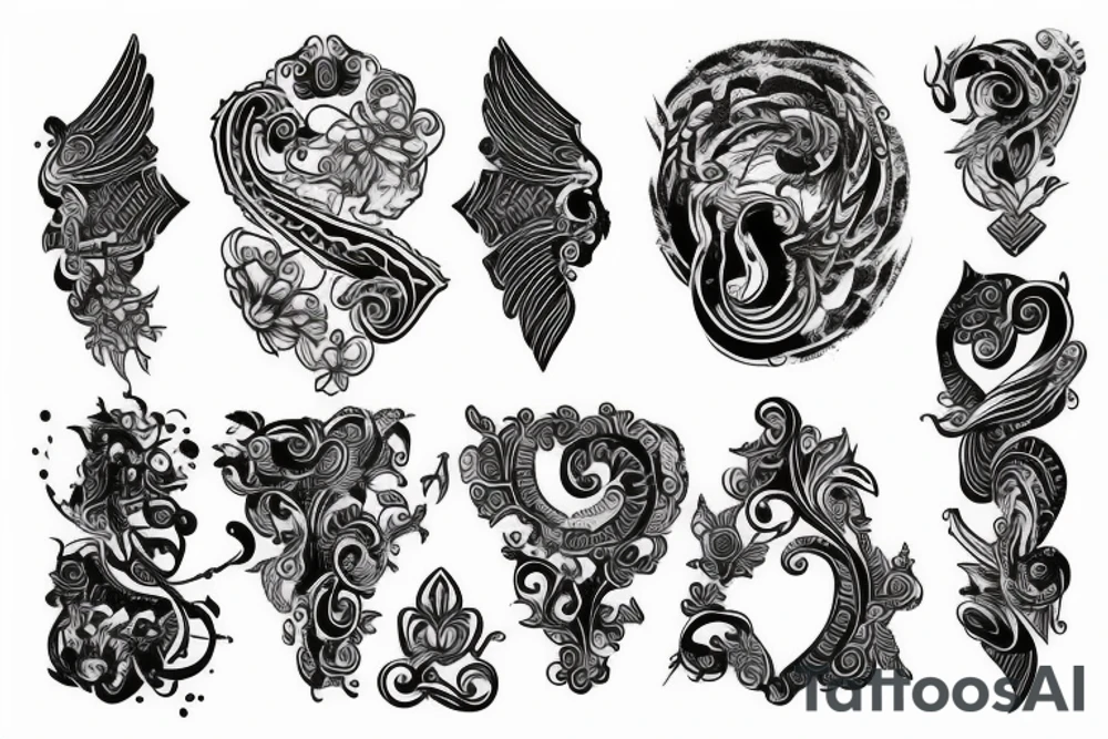 Back tattoo idea