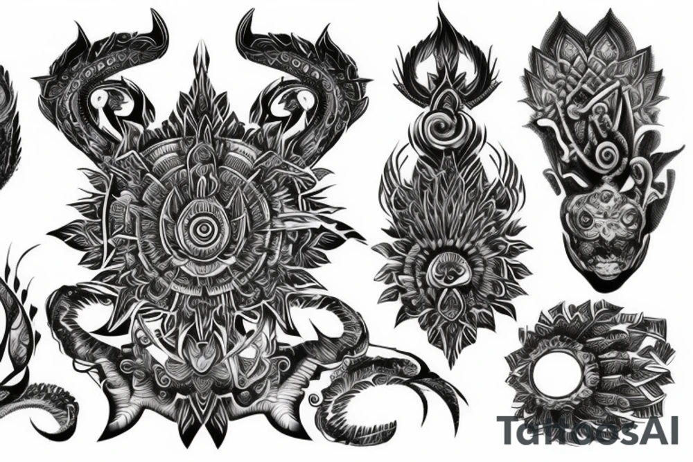 Back tattoo idea