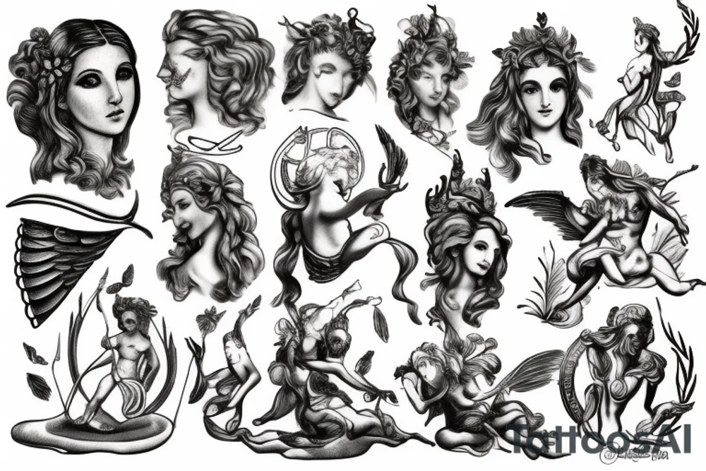 A Greek mythology related tattoo tattoo idea