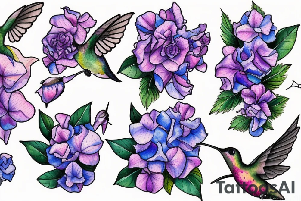 hummingbird
honey bee
iris
Hydrangea
Rose
Wolf tattoo idea