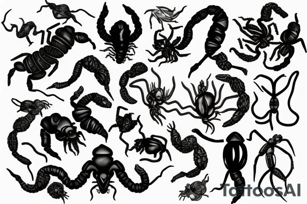 scorpion tattoo idea