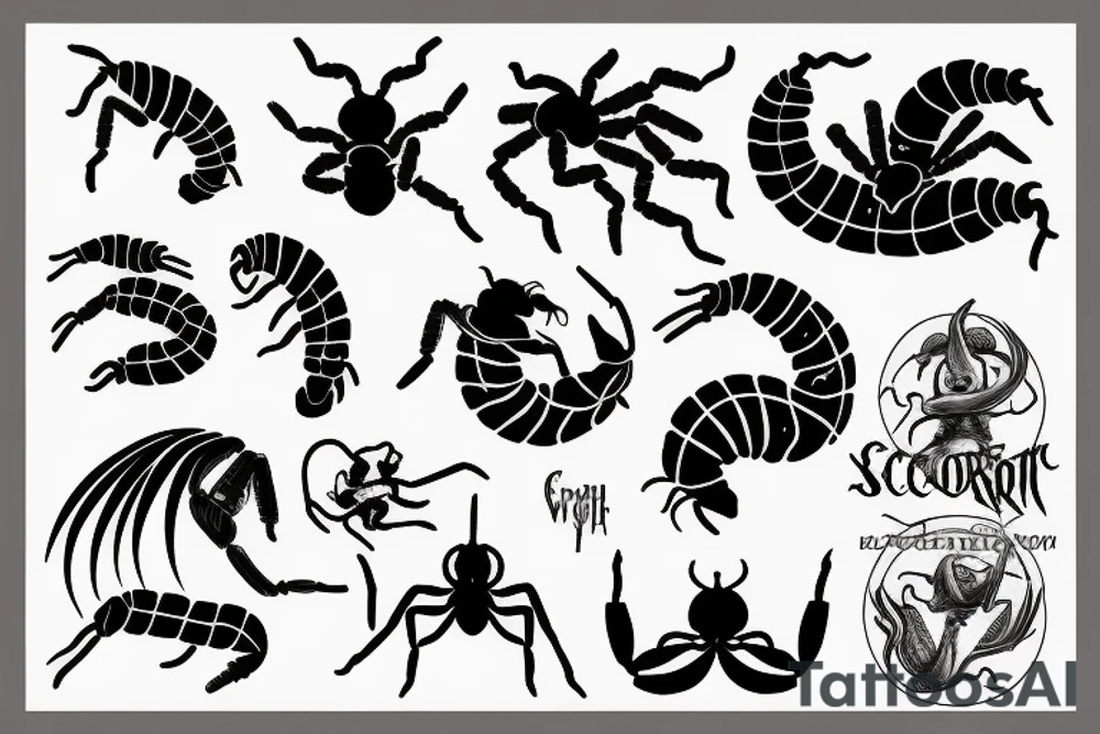 scorpion tattoo idea