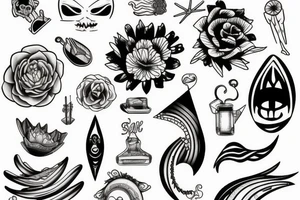 Beach tattoo idea