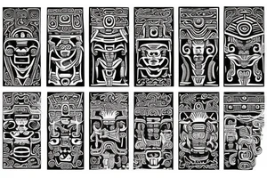 mayan calendar tattoo idea