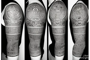 mayan calendar tattoo idea
