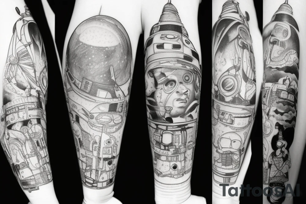 Astronaut tattoo idea