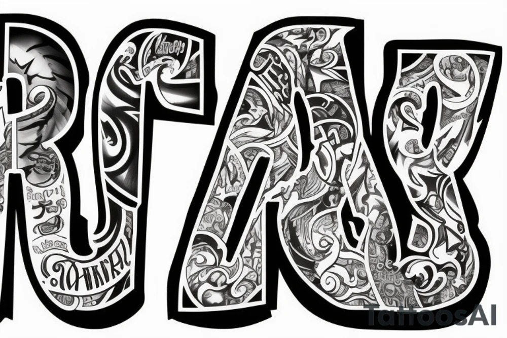 Letter S tattoo idea
