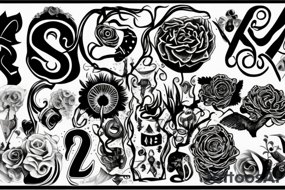 Letter S tattoo idea