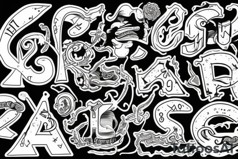 Letter S tattoo idea