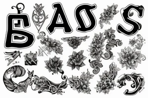 Letter S tattoo idea