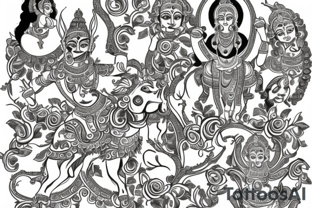 Hare Krishna hare Krishna Krishna hare hare Krishna hare Rama hare Rama Rama Rama hare hare tattoo idea