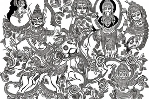 Hare Krishna hare Krishna Krishna hare hare Krishna hare Rama hare Rama Rama Rama hare hare tattoo idea