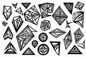 Seacred Geometric tattoo idea