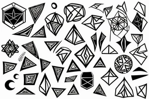 Seacred Geometric tattoo idea