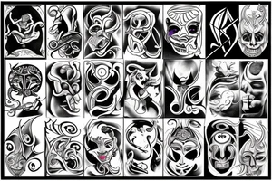 devil art tattoo idea