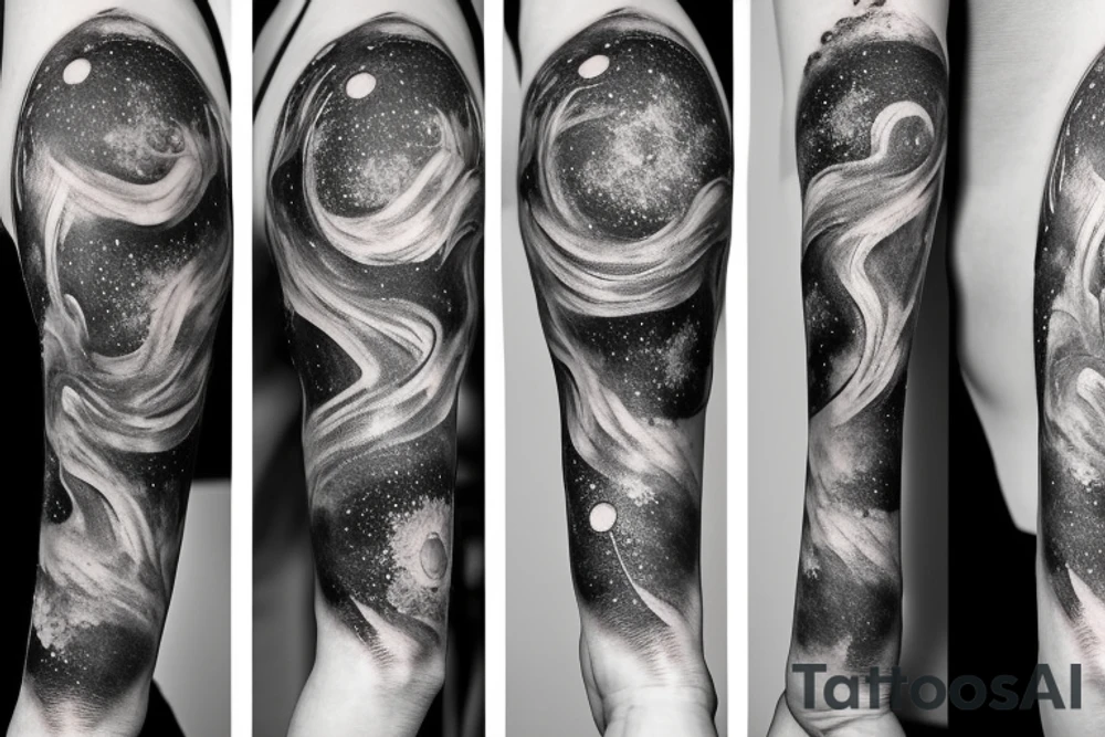 Libra star constellation tattoo idea