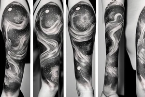 Libra star constellation tattoo idea