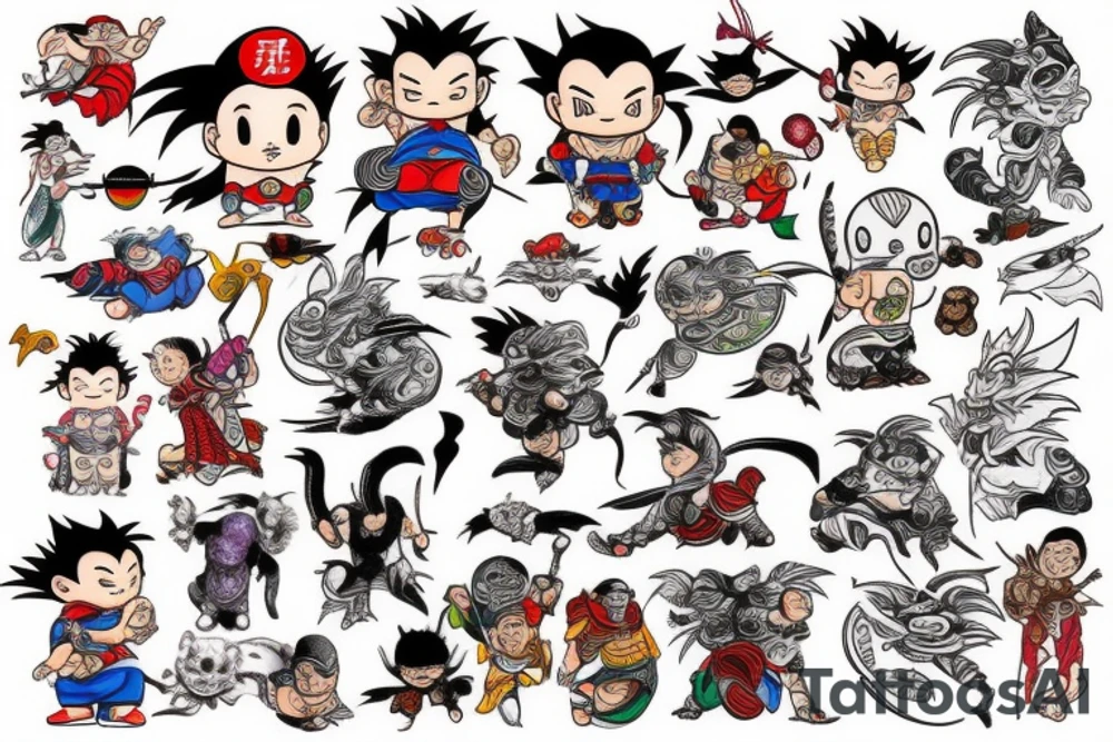 sheng long tattoo idea