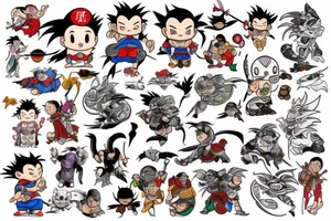 sheng long tattoo idea
