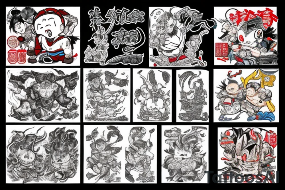 sheng long tattoo idea