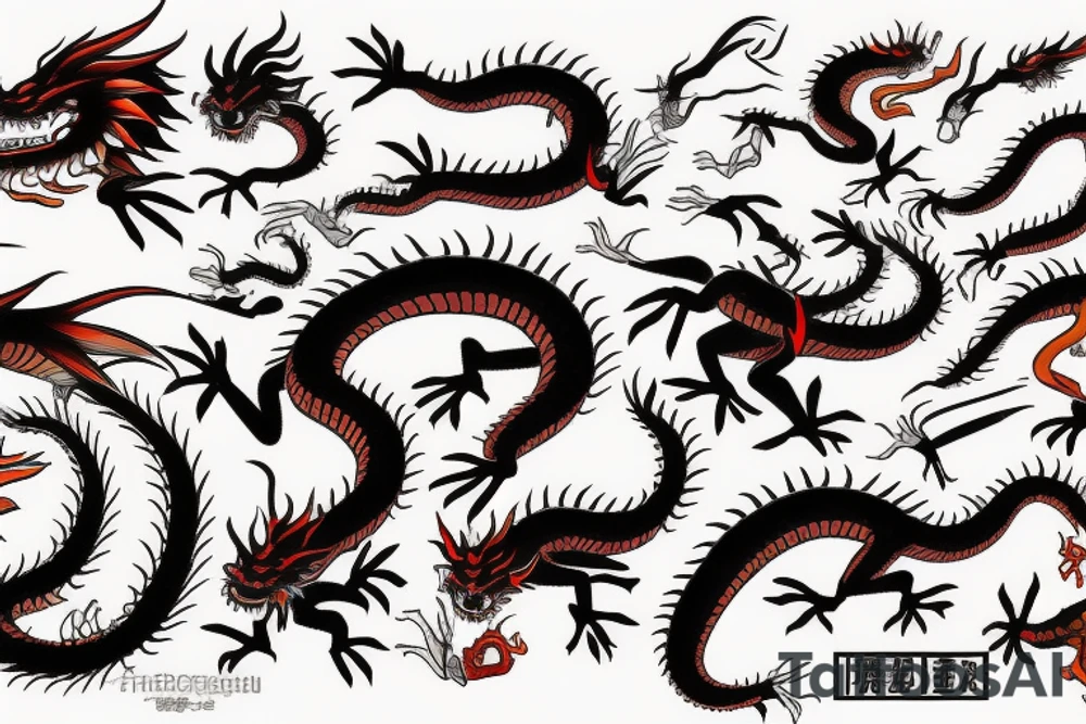 sheng long 
dragon tattoo idea