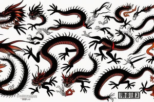 sheng long 
dragon tattoo idea