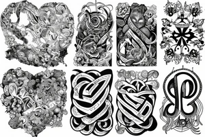 Infinity,  heart, Mandeep tattoo idea