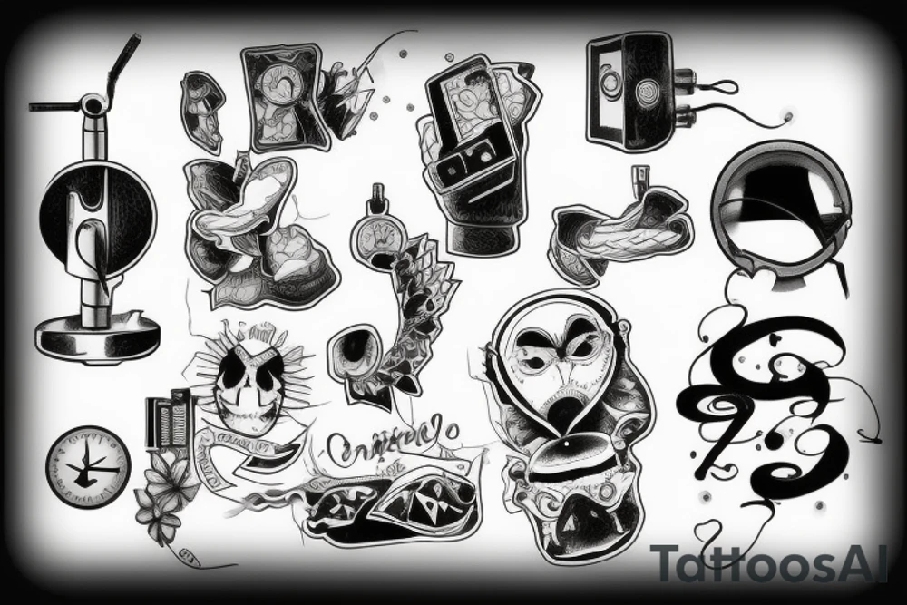 Battery almost empty tattoo idea
