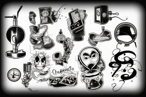 Battery almost empty tattoo idea