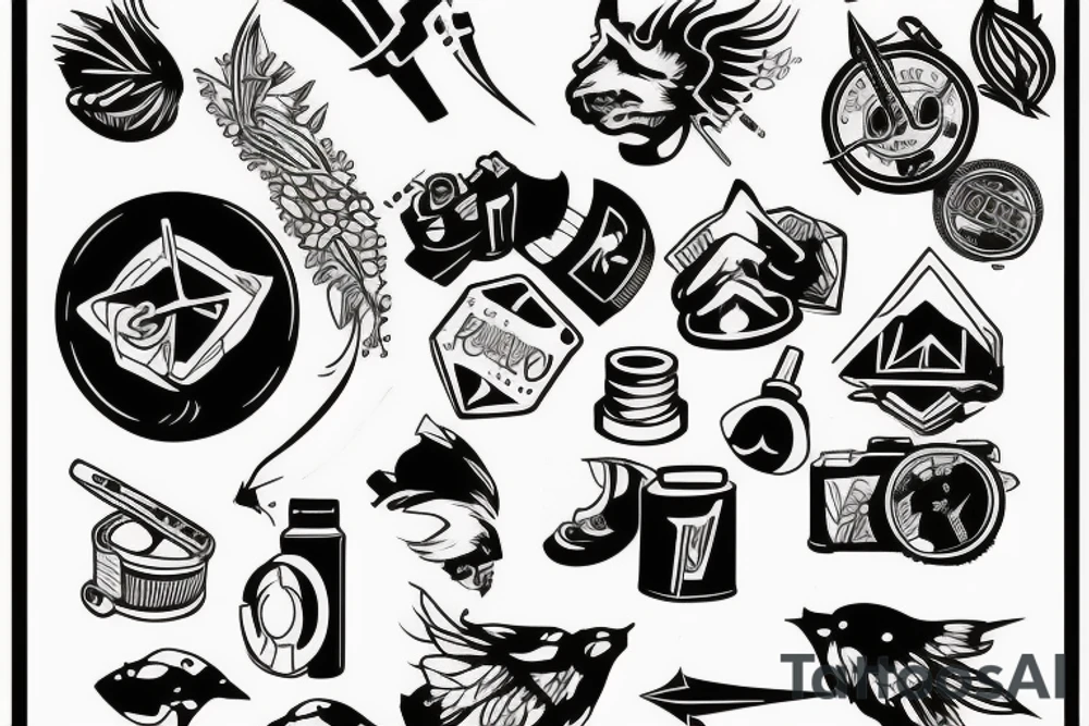 Battery tattoo idea